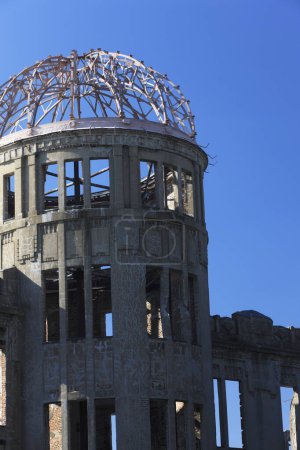 Foto de Hiroshima Peace Memorial Park (Cúpula de la bomba atómica) en Hiroshima, Japón. - Imagen libre de derechos