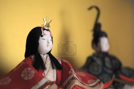 beautiful Japanese Hina Dolls, Ohina-sama and Odairi-sama. 