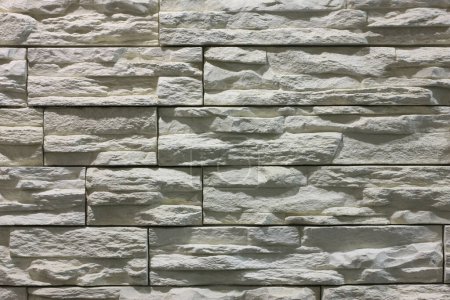 Photo for White brick wall background texture - Royalty Free Image