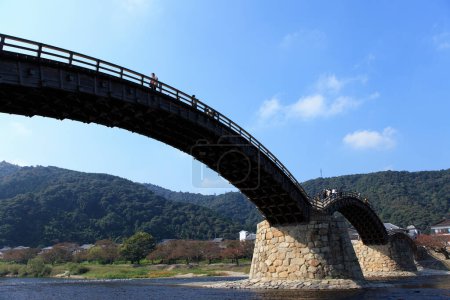 Puente Kintai en Iwakuni, Yamaguchi, Japón
