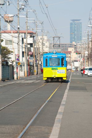 Téléchargez les photos : Sumiyoshi Hankai Electric Railway - en image libre de droit