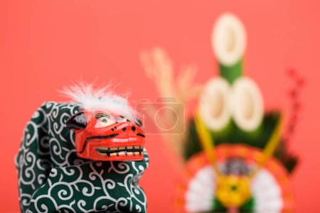 Photo for Beautiful  Japanese dance lion  Doll - Royalty Free Image