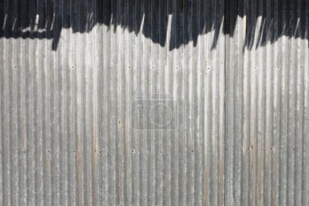 Foto de Fondo de textura de pared de metal gris - Imagen libre de derechos