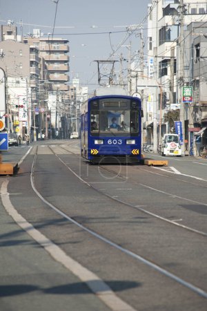 Photo for Sumiyoshi Hankai Electric Railway - Royalty Free Image