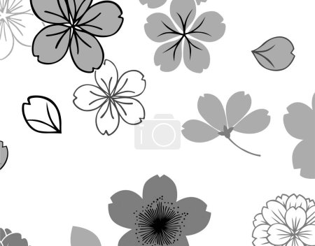 Photo for Pattern with decorative floral ornament - Royalty Free Image