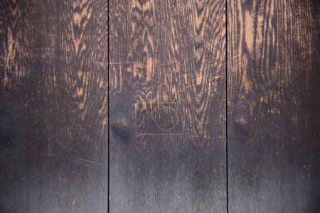 Photo for Abstract brown wood texture background, natural wooden planks. - Royalty Free Image