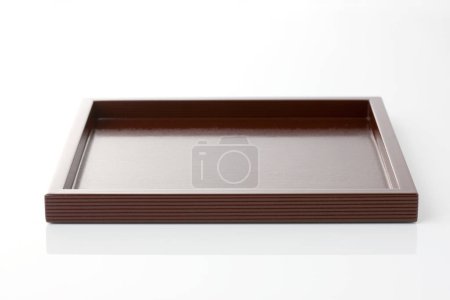 Photo for Empty square tray for pizza or pizza - Royalty Free Image