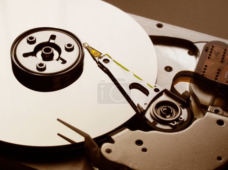 Foto de Primer plano de disco duro para el fondo - Imagen libre de derechos