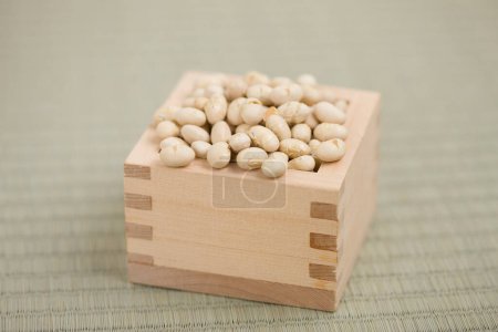 Photo for Japanese soybeans known as daizu - Royalty Free Image