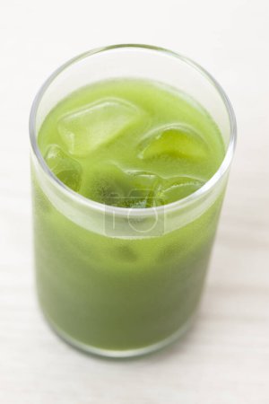 Photo for Iced green tea drink - Royalty Free Image