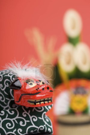 Photo for Beautiful  Japanese dance lion  Doll - Royalty Free Image