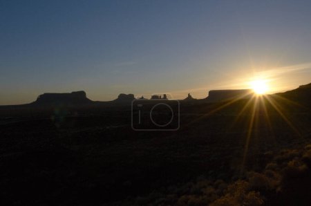 Photo for Monument Valley on border between Arizona and Utah in United States. - Royalty Free Image