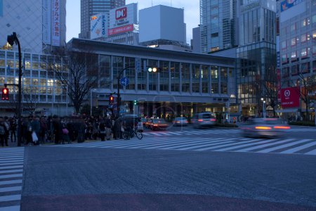 Téléchargez les photos : Fond urbain, belle vue sur la ville au crépuscule, Japon - en image libre de droit