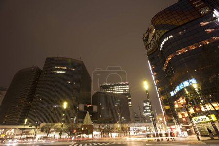 Foto de Vista crepuscular del paisaje urbano japonés - Imagen libre de derechos