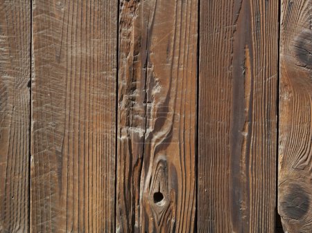 Foto de Pared de madera vieja marrón Fondo - Imagen libre de derechos