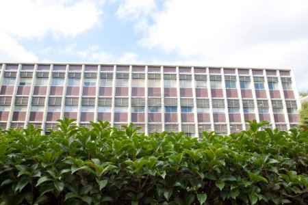 Musashino University modern building in Tokyo, Japan 