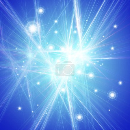 Photo for Light effect background with stars and light - Royalty Free Image