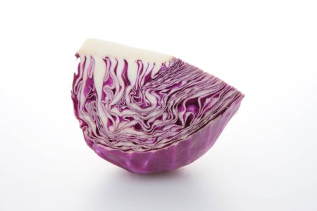 Photo for Red cabbage on white background, close up - Royalty Free Image