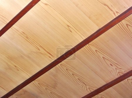 Foto de Paneles de madera marrón, fondo de madera. - Imagen libre de derechos