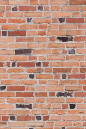 Téléchargez les photos : Vieux fond de mur de brique rouge - en image libre de droit