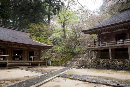 Téléchargez les photos : Plan panoramique de l'ancien temple japonais - en image libre de droit
