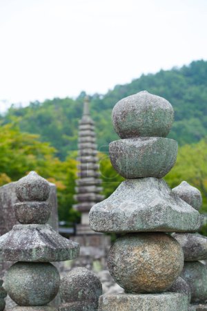 Téléchargez les photos : Tombes dans le temple d'Adashino Nenbutsuji à Kyoto - en image libre de droit