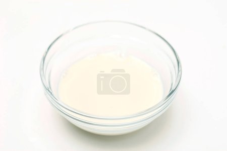 Photo for A glass of milk on a white background - Royalty Free Image