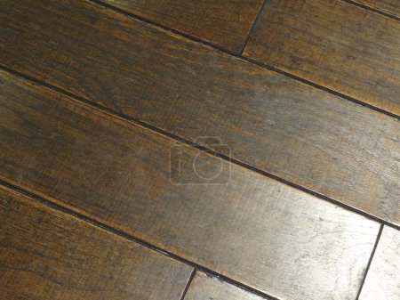 Foto de Viejo piso de madera fondo - Imagen libre de derechos