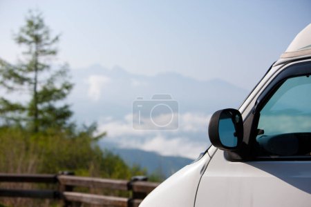 Photo for Truck on the road in the mountains - Royalty Free Image
