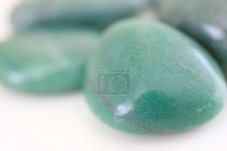 Photo for Colorful mineral stones on light background - Royalty Free Image
