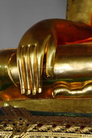 Photo for Golden Buddha statues at Wat Arun Temple in Bangkok, Thailand - Royalty Free Image