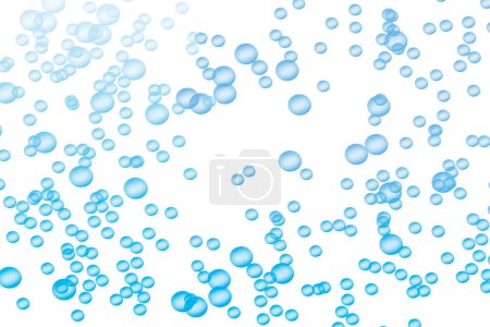 Photo for Bubbles seamless background with bubbles - Royalty Free Image