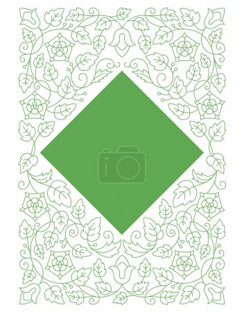 Photo for Abstract green leaves background with copy space - Royalty Free Image