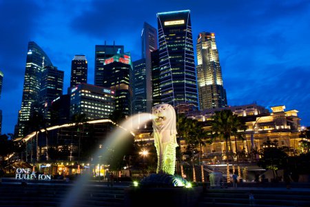 Téléchargez les photos : Vue de fond de la ville moderne, Singapour - en image libre de droit