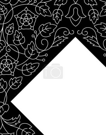 Photo for Abstract floral background, wallpaper or banner - Royalty Free Image