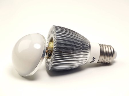 Photo for A light bulb with a white background - Royalty Free Image