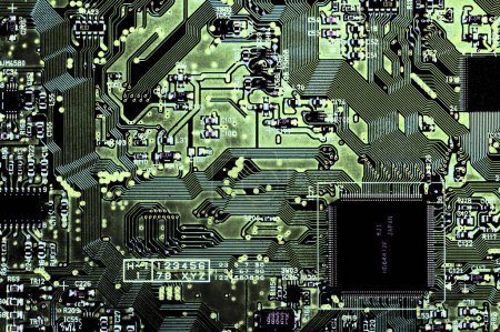 Photo for Close up of computer circuit board - Royalty Free Image