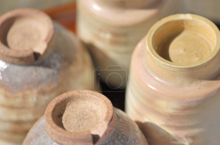 Photo for Pottery clay clay pot - Royalty Free Image