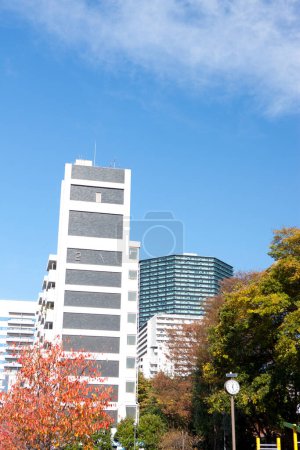 Photo for Modern city skyline beautiful view, urban background - Royalty Free Image
