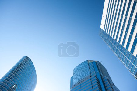 Photo for Beautiful modern city view on sunny day, urban background - Royalty Free Image
