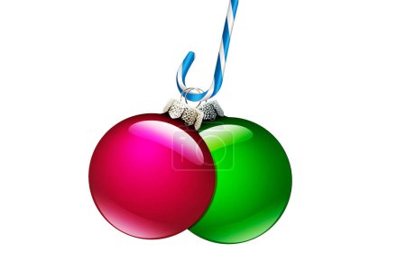 Photo for Close-up view of colorful festive christmas decorations - Royalty Free Image