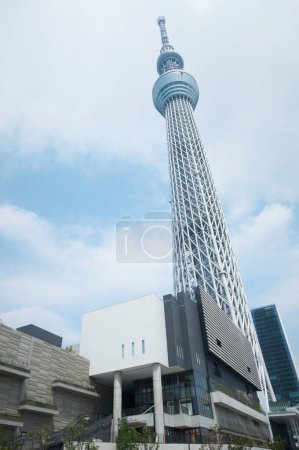Photo for Tokyo Sky Tree. The 2nd tallest building of the world and tallest of Japan - Royalty Free Image