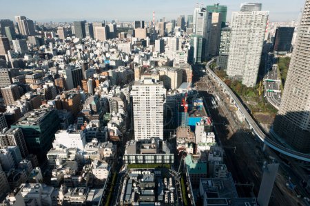 Foto de Vista moderna de la ciudad, fondo urbano, Japón - Imagen libre de derechos