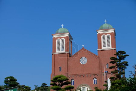 Foto de Increíble Iglesia Católica Urakami en Japón - Imagen libre de derechos