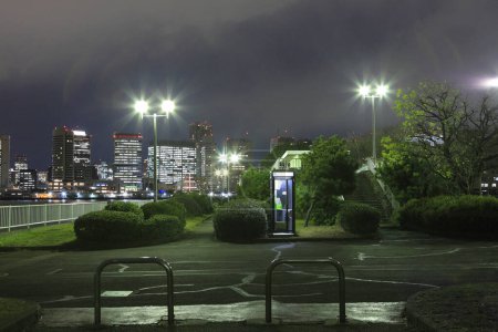 Foto de Hermosa vista del horizonte de la ciudad, concepto de fondo urbano - Imagen libre de derechos