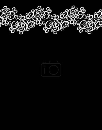 Téléchargez les photos : Photo noir et blanc avec des lignes tourbillonnantes - en image libre de droit