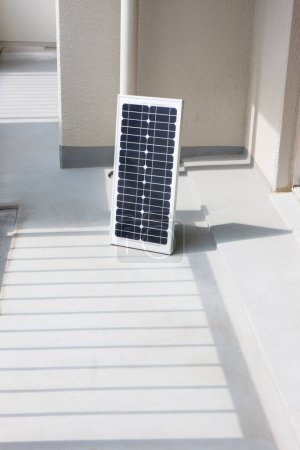 Photo for Solar panels on the balcony - Royalty Free Image