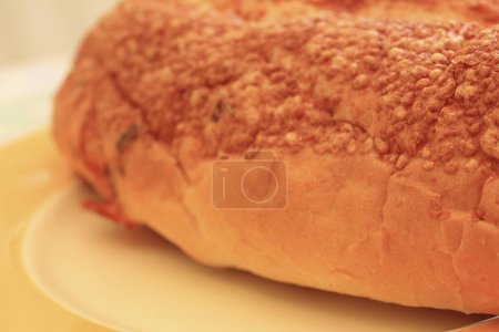 Téléchargez les photos : Assiette de pâtisserie maison fraîche, vue rapprochée - en image libre de droit