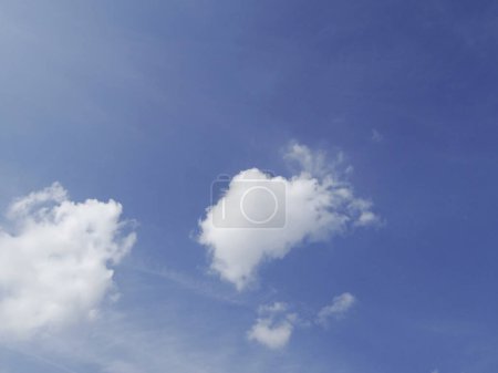 Photo for White clouds in a blue sky - Royalty Free Image