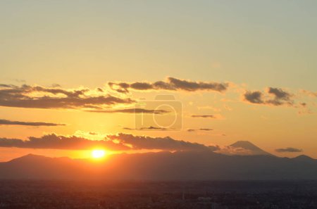 Photo for Sunset over the city - Royalty Free Image